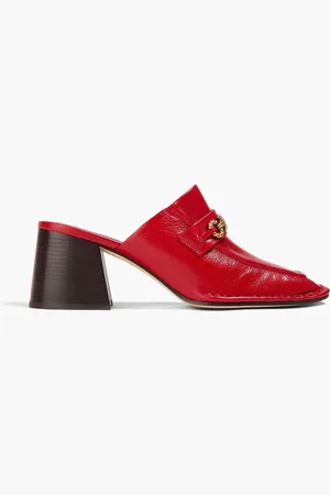 Tory Burch Mules aus Leder mit Verzierung - - US 6.5
