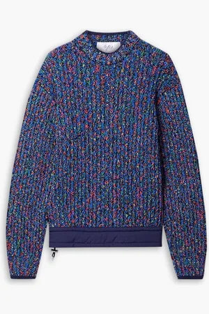 Aztech Pullover aus Rippstrick mit Shell-Besatz - - L