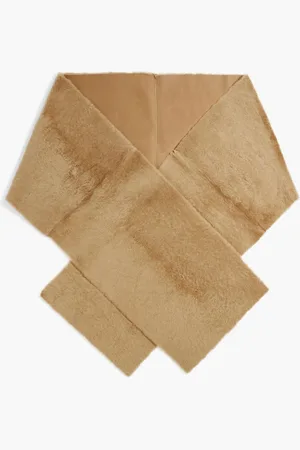 KARL DONOGHUE Wendbarer Schal aus Shearling - Neutral - OneSize