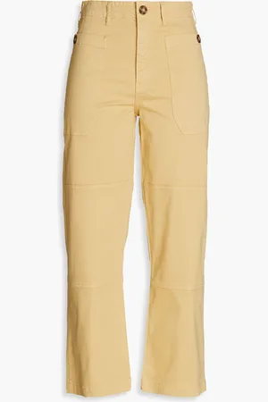 Frame Cropped Cargohose aus Twill aus Stretch-Baumwolle - Neutral - 28