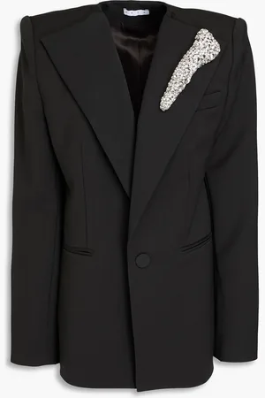 AREA Blazer aus einer Wollmischung - Grau - US 2