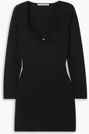Alexander Wang Mehrlagiges Minikleid aus Stretch-Strick mit Verzierung - - M