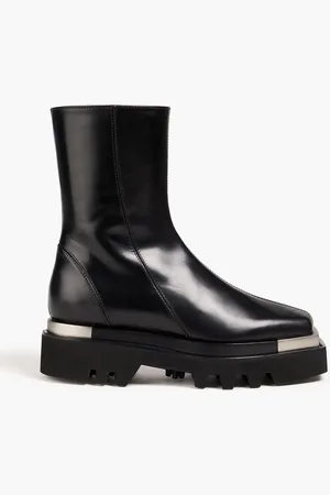 Peter Do Ankle Boots aus Stahl und Leder - - EU 35