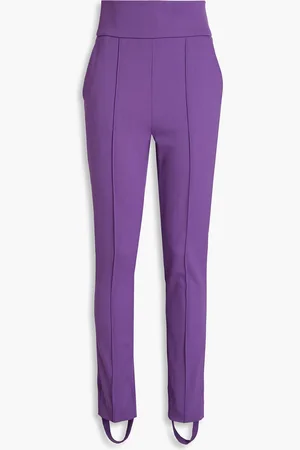 Loulou Studio Pinzon Karottenhose aus Stretch-Wolle mit Steg - - XS
