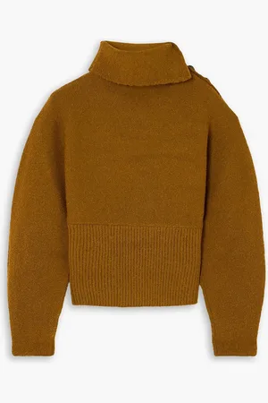 Proenza Schouler Rollkragenpullover aus Bouclé aus einer Wollmischung - Braun - M
