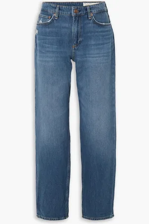 RAG&BONE Dre Baggy Boyfriend-Jeans - Blau - 25