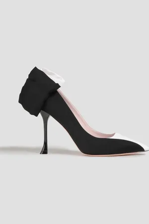 Roger Vivier Bibow zweifarbige Pumps aus Ottoman mit Schleife - - EU 34.5