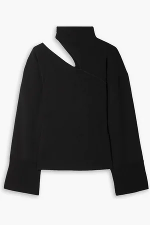 A.L.C. Edith Strickpullover mit Cut-out und Kaminkragen - - XL