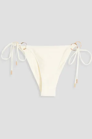 Cult Gaia Yanna Bikini-Höschen mit Verzierungen - Weiß - XL