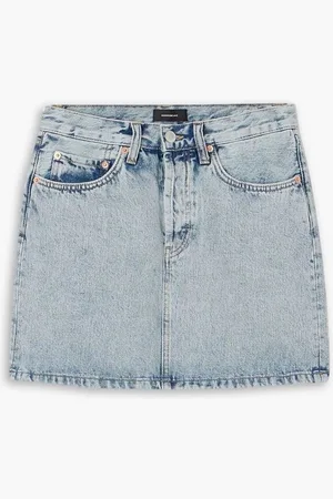 WARDROBE.NYC Minirock aus Denim - Blau - 29