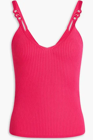 Sandro Tanktop aus Rippstrick - Pink - 4