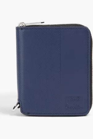 Paul Smith Portemonnaie aus strukturiertem Leder - Blau - OneSize