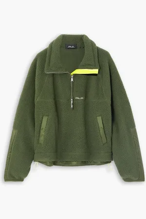 Ralph Lauren RLX Sweatshirt aus Fleece mit Ripstop-Besätzen - Grün - S