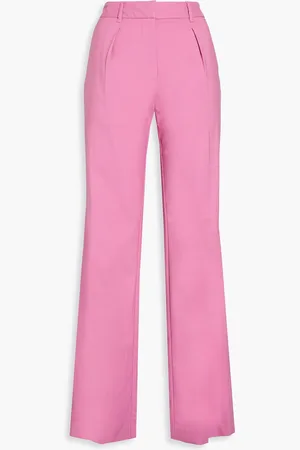 Derek Lam Hose mit geradem Bein aus Twill mit Falten - - US 0