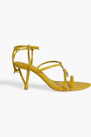 AJE Leda Sandalen aus Leder mit Verzierung - Gelb - EU 36
