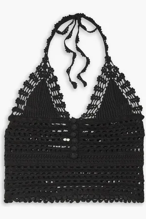 Isabel Marant Frinley Neckholder-Oberteil aus gehäkelter Baumwolle - - 1