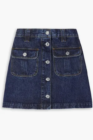 RE/DONE 70s Minirock aus Denim - Blau - XS