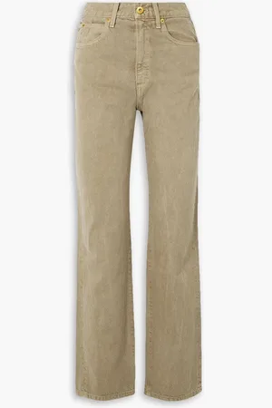 SLVRLAKE London verkürzte, hoch sitzende Jeans mit geradem Bein - Neutral - 23