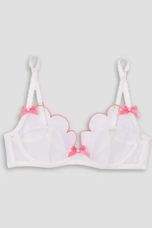 Agent Provocateur Lorna Bügel-BH aus Tüll mit Stickereien und Schleifen - - 32 A