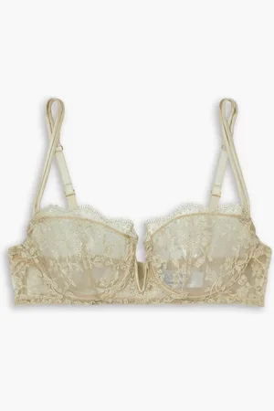 I.D. Sarrieri Grace Bügel-BH aus Tüll mit Stickereien in Metallic-Optik - Metallic - 32 DD