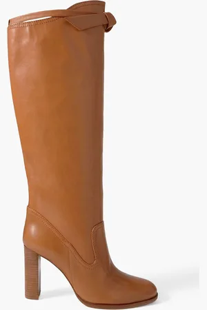 ALEXANDRE BIRMAN Clarita Saddlery kniehohe Stiefel aus Leder mit Knoten - Braun - EU 40