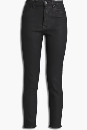 3x1 Channel Seam hoch sitzende Skinny Jeans mit Beschichtung - - 24