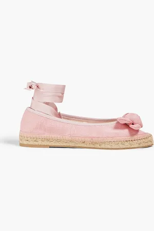 Roger Vivier Espadrilles aus Canvas mit floralen Applikationen - Pink - EU 36