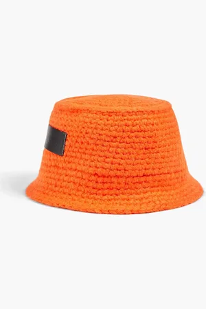 J.W.Anderson Fischerhut aus Strick - Orange - ONESIZE