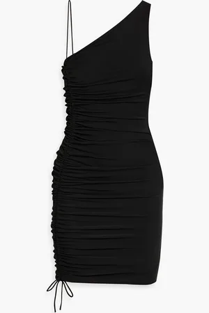 ALICE+OLIVIA Alice Olivia - Asymmetrisches Minikleid aus Jersey mit Raffungen - - US 10
