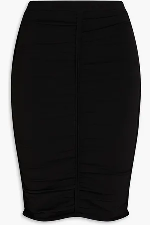 Alexander Wang Geraffter Minirock aus Stretch-Jersey - - S