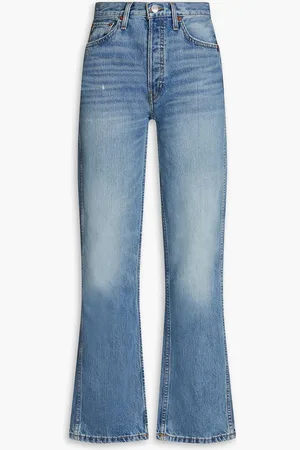 RE/DONE 90s hoch sitzende Jeans mit geradem Bein - Blau - 25