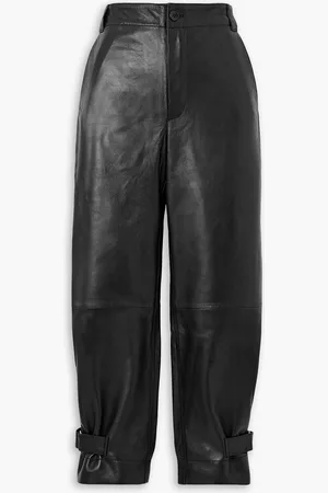 Proenza Schouler Cropped Karottenhose aus Leder - - US 2