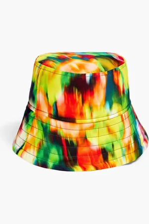 DRIES VAN NOTEN Fischerhut aus Webstoff mit Batikmuster - - XS/S