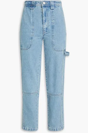 ALEX MILL Phoebe hoch sitzende Karottenjeans - Blau - 29