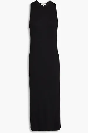 RAG&BONE The Essential Midikleid aus einer gerippten Pima-Baumwollmischung - - L