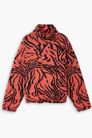 Proenza Schouler Pullover aus einer Kaschmirmischung mit Jacquard-Muster und Rollkragen - Orange - XS
