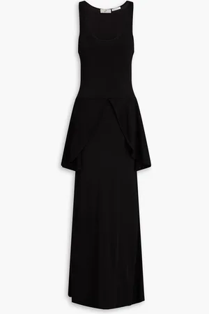 BITE Petal Maxikleid aus Jersey mit Schößchen - - S