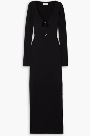 16Arlington Solaria Maxikleid aus Stretch-Tüll mit Pailletten - - UK 10