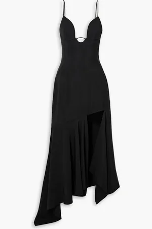 MUGLER Asymmetrisches Midikleid aus Webstoff - - FR 34