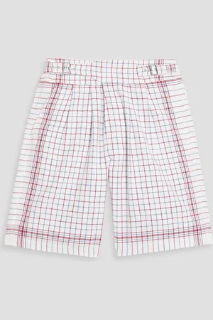 Maison Margiela Shorts aus Baumwoll-Tweed mit Karomuster - - IT 48