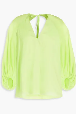 Paul Smith Neonfarbene Bluse aus Baumwolle - Grün - IT 38