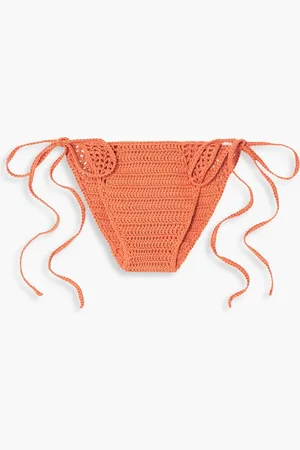 Cult Gaia Dylan tief sitzendes gehäkeltes Bikini-Höschen aus Baumwolle - - L