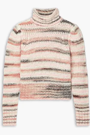 A.L.C. Selina gestreifter Rollkragenpullover aus Strick - Pink - XS
