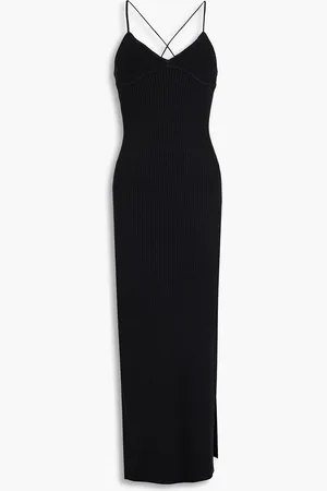 Anna Quan Geripptes Midikleid aus einer Baumwollmischung - - UK 8