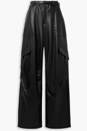 LAPOINTE Cargohose mit weitem Bein aus Kunstleder - - L