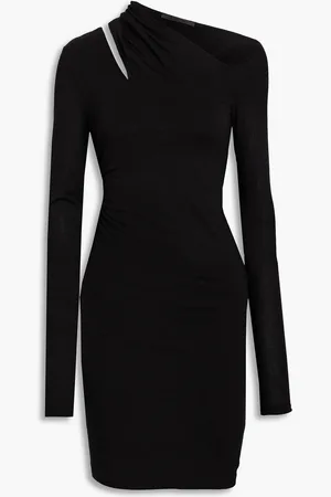 Helmut Lang Minikleid aus Jersey mit Cut-outs - - XS