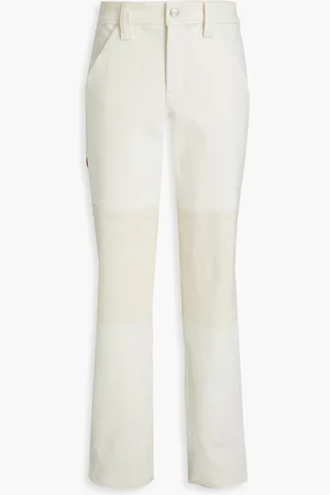 A.L.C. Adan zweifarbige hoch sitzende Bootcut-Jeans - Weiß - 24