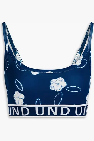 Baum und Pferdgarten Juno Sport-BH aus Stretch-Material mit Print - Blau - XS