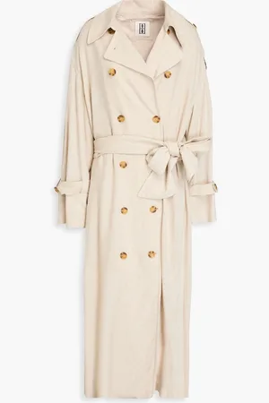 By Malene Birger Alanise Trenchcoat aus Webstoff mit Flammgarneffekt - Neutral - DE 32