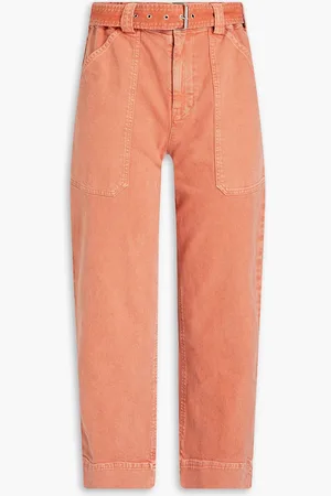A.L.C. Flynn hoch sitzende Cropped Jeans mit geradem Bein - Pink - US 2